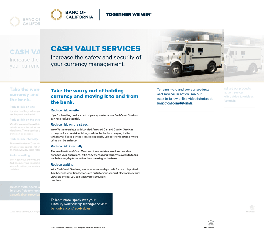 Cash Vault Services