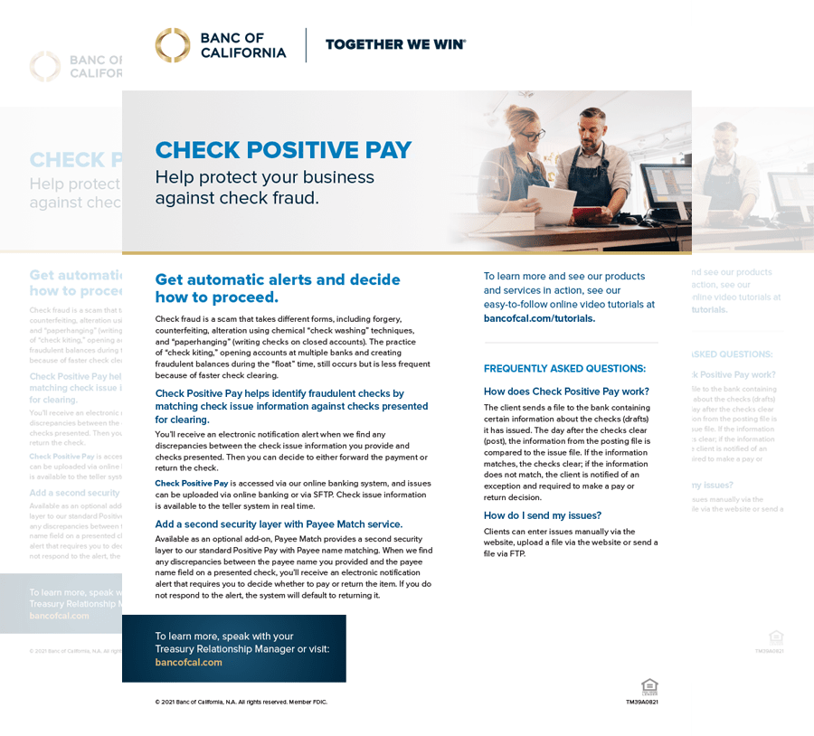Check Positive Pay