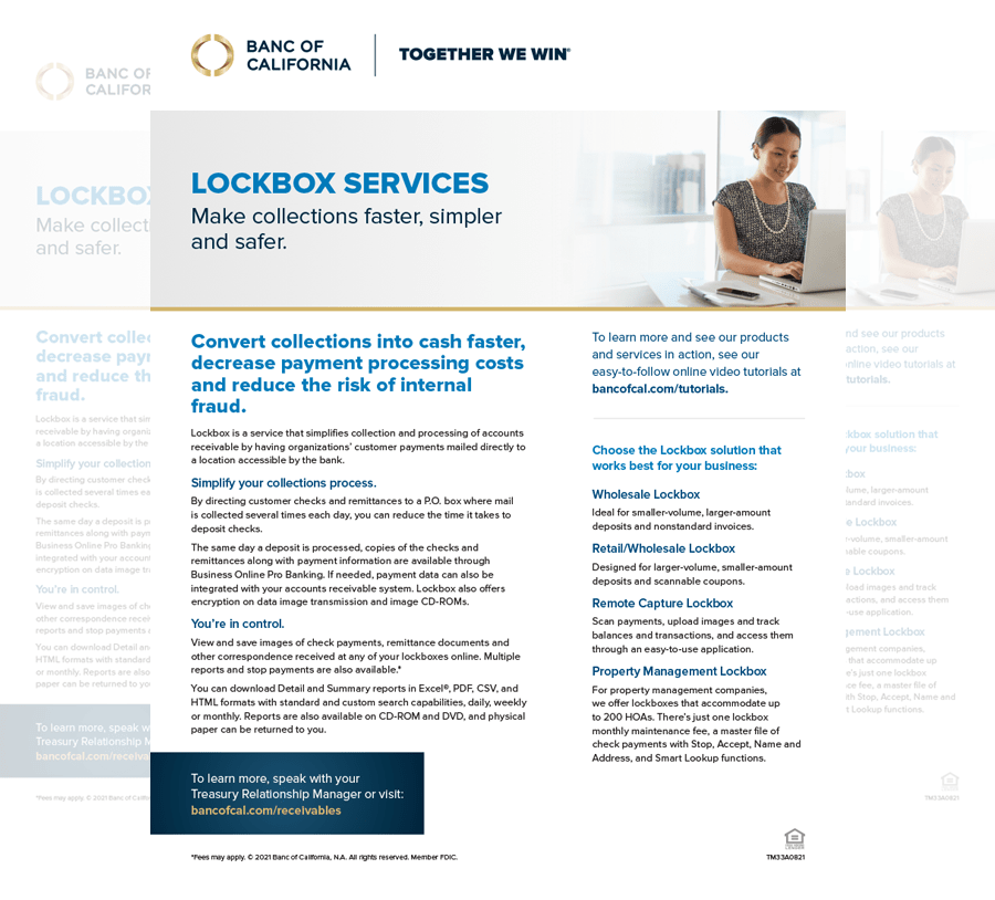 Lockbox Services