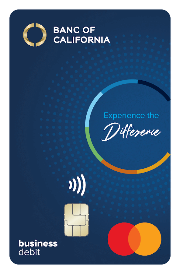 Banc of California Business Debit MasterCard