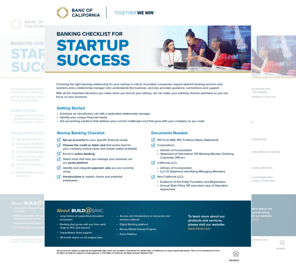 Tips for Choosing the Right Startup Banking Partner